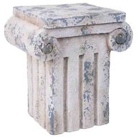 columna decorativa color piedra 37x29x39h cm
