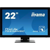 iiyama prolite t2236msc-b2 full hd 22 lcd touchscreen monitor - black black