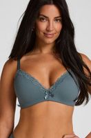 hunkemoller sujetador preformado sin aros lola azul
