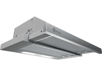 REACONDICIONADO Seminuevo Muy bueno Campana convencional - Balay 3BT262MX, Extraíble, 300m³/h, 3 potencias, 60 cm, Inox