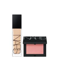 nars natural longwear foundation 30ml and nars blush orgasm 48g bundle various shades - mont blanc