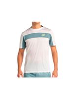 camiseta de padel bullpadel libio 012 hombre blanco