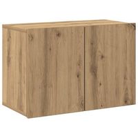 mueble para tv  mueble de salon  gabinete de tv de pared roble artesanal 60x30x41 cm