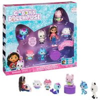 spin master - la casa de munecas de gabby - set de figuras deluxe- set de 7 figuras coleccionables de la casa de munecas de gabby - 6060440 - juguetes ninos 3 anos