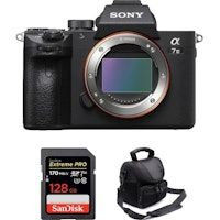 alpha 7 iii cuerpo  sandisk 128gb extreme pro uhs-i sdxc 170 mbs  bolsa  2 aros de garantra