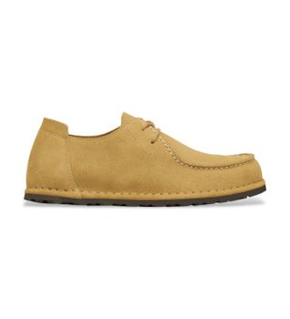 Birkenstock para hombre. 1031546 Zapatos de Piel Utti Lace (Ajuste Regular) marrón claro (43), Plano, Cordones, Casual