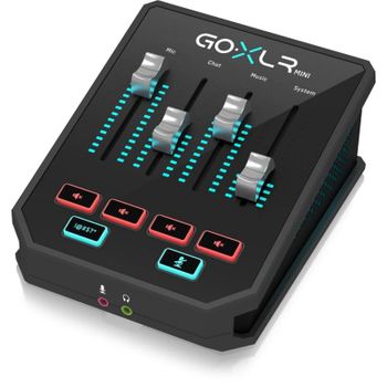 Interfaz de Audio TC-Helicon GO XLR Mini 24bit Ecualizador 4 bandas USB