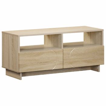 Soporte De Tv 90 X 34.5 X 40 Cm Roble Sonoma Vidaxl