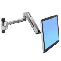 ergotron lx hd sit-stand soporte monitor pared 20 a 46 vesa 75x75 a 400x400 max 136kg