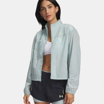 Under Armour Explor Trail Run Wind  Chaqueta para correr Mujeres-azul, verde claro