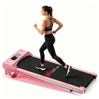 cinta de correr c1 velocidad 1-10kmh 5 inclinacion manual rosa rattantree