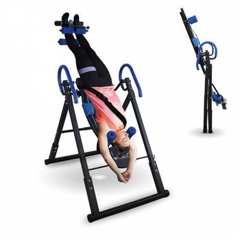 Tabla Inversión Mobiclinic Plegable Ajustable 131-190cm Máx 150kg Inclinación 180º Máx Seguridad Acero Flexicare