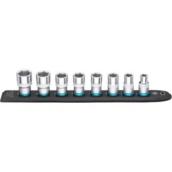 Hazet 900-sr/8 Smartrail ∙ Conector De Cable De Plástico Flexible ∙ Cuadrado Hueco 1/2 Pulgadas (12,5 Mm) ∙ 10 ∙ 13 ∙ 16 ∙ 17 ∙ 18 ∙ 19 ∙ 22 ∙ 24 ∙