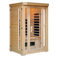 narvik sauna de infrarrojos de 2 plazas en madera con cromoterapia