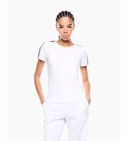 ea7 para mujer 7w001490af10373 camiseta logo series blanco xs casual algodon manga corta