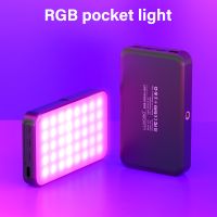 luxceo panel de luz led rgb para video luz fotografica regulable cri 95 lampara de relleno recargable para camara youtube tiktok vlog