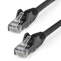 10m lszh cat6 ethernet cable - snagless utp patch cord bla ck