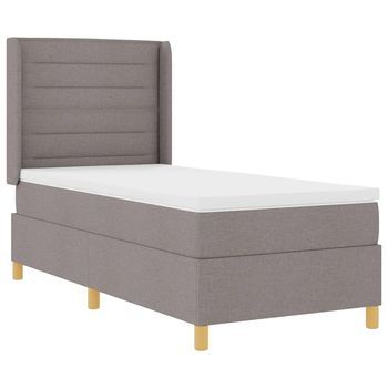 Cama Tapizada 200x90x128 Cm  - Taupe