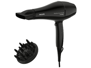 REACONDICIONADO Seminuevo Muy bueno Secador - Philips BHD274/00 Pro DryCare, Ionizador, Thermoprotect, 2200W, 6 temperaturas y velocidades, Negro