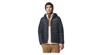 chaqueta con capucha columbia powder pass negra