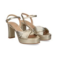 unisa sandalias con plataforma mujer - plata talla 36
