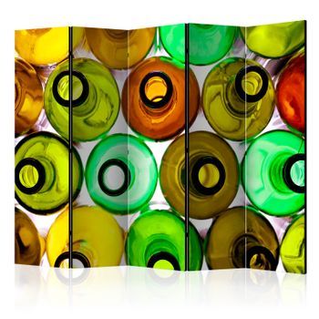 Biombo - Bottles (background) Ii (225x172 Cm)