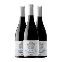 valenciso vino tinto cemento rioja 75 cl 135 vol pack de 3 unidades