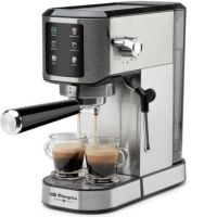 cafetera expreso orbegozo ex 7000 1l 20 bares panel tactil y vaporizador inox