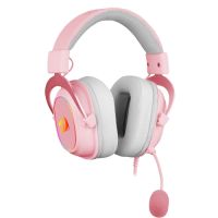 redragon zeus x auricular gaming rgb virtual 71 usb microfono rosa