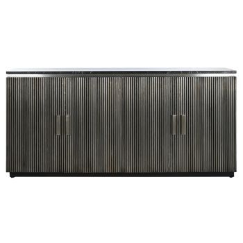 Buffet Laton Marmol 180x40x85 110,57 Plateado
