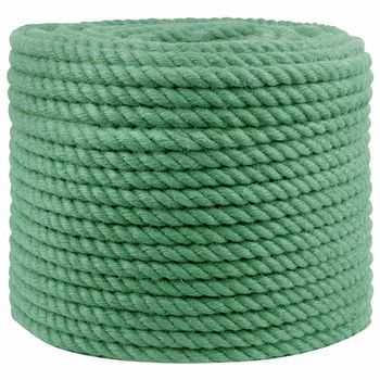 Cuerda De Yute 14 Mm Verde 100% Yute Tossa Vidaxl