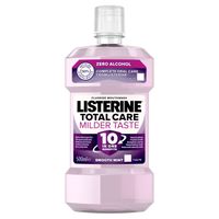 listerine total care zero alcohol mouthwash smooth mint