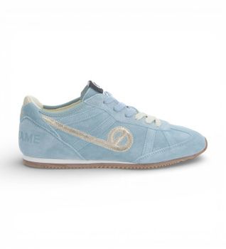 NO NAME para mujer. TNEREZ0 Zapatillas de Piel Evo Run azul (38), Plano, Cordones, Casual