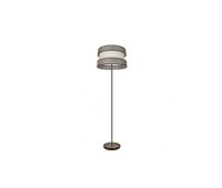 lampara de pie metal color marron serie home 40cm