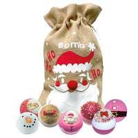 bomb cosmetics gift packs ho-ho-ho santa sack