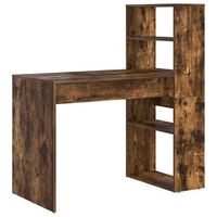 escritorio  mesa de trabajo roble ahumado 113 x 54 x 120 cm madera de ingenieria