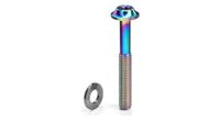 tornillo pinza freno flat mount titanio m5 torx 25 con arandela absolutablack rainbow