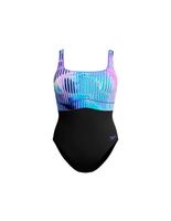 banador speedo shaping contoureclipse printed 1 piece mujer indigo glow