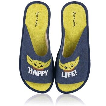 Garzon Pantuflas Zapatilla de casa especial parquet - Happy Life para hombre