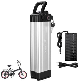 [EU/EE.UU. Directo] HANIWINNER HA030-01 48V 12,5Ah 600Wh Batería para bicicleta eléctrica Silverfish con base, Reemplazo