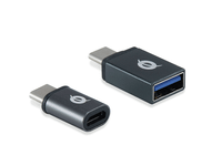 kit adaptadores usb-c 31 1ud usb-c a usb a hembra 30 1 ud usb-c a micro usb hembra