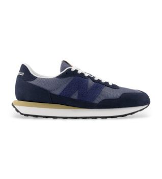 New Balance para hombre. M237V1_LI Zapatillas 237 azul (43), Plano, Ante, Cordones, Casual