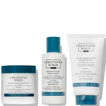 Christophe Robin Mini Purifying Routine (Worth €46.00)