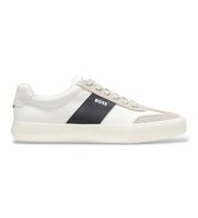 boss para hombre 50563847 zapatillas aiden tenn beige 46 tela plano cordones casual