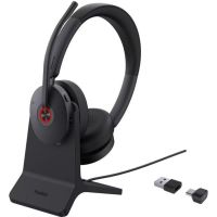 auriculares yealink bh74 inalambricos bluetooth y usb-c para oficina con cancelacion de ruido y microfono color negro