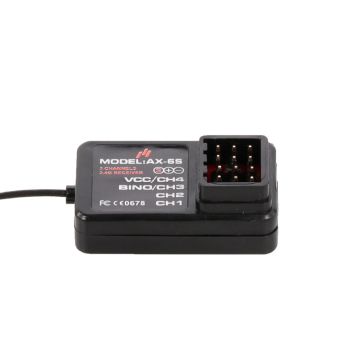 AUSTAR AX-6S 2.4GHz 4CH receptor RC digital inalámbrico para coches RC, barcos y tanques