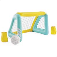 intex - porteria hinchable acuatica infantil 124x84x76 cm incluye balon hinchable 2 bolsas de peso juego deportivo para piscina uso exterior verano juego en agua ninos 6 anos vinilo