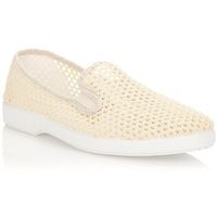 pasfor zapatos alpargata de rejilla para mujer