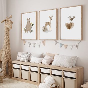 Set de 3 posters 214, 50x70 cm
