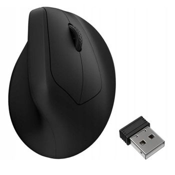 Ratón Keychron M5-A29 Inalámbrico Vertical 12000 DPI Negro 8 Botones